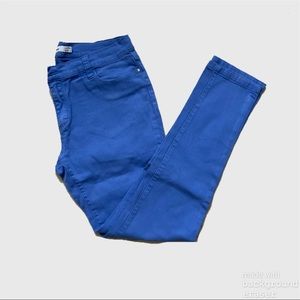 PEDRO DEL HIERRO Highrise Blue Curvy Skinny Pants